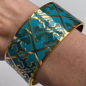 Tory Burch turquoise and gold bangle!